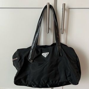 Prada Black Nylon Tessuto Bag - Authentic